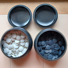 Load image into Gallery viewer, #C367 - Resin Go Stones and Resin Go Bowls Set