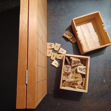 Load image into Gallery viewer, #C401 - Shogi Set - Vintage Folding Board and pieces