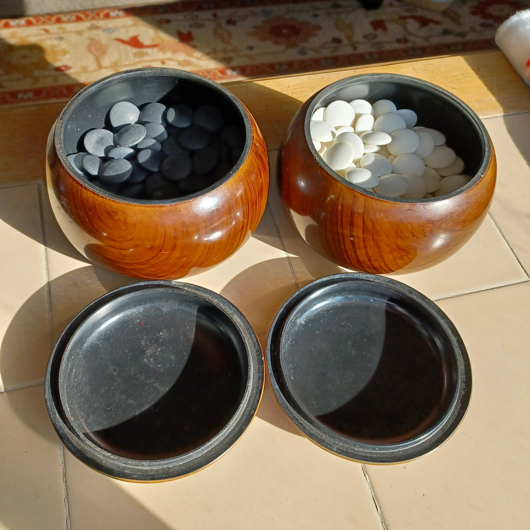 #C404 - Resin Go Stones and Resin Go Bowls Set