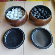 Load image into Gallery viewer, #C405 - Glass Go Stones and Resin Go Bowls Set