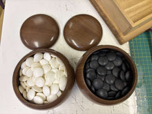 Load image into Gallery viewer, #J6847827 - 18cm Floor Board Set - Shinkaya - Tenchi-masa Cut - Slate &amp; Shell - Cherry Bowls - Free Airmail Shipping