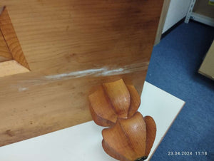 #J270528 - 11cm Floor Board Set - Kaya - Keyaki Bowls - Slate and Shell - Free FedEx Shipping