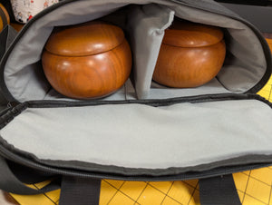 Shoulder Tote for Go Bowls (Red & Black)