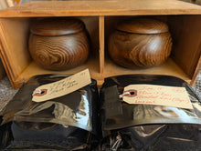 Load image into Gallery viewer, #C441 - Antique Slate &amp; Shell Set - Box - Chestnut - Japanese Clamshell
