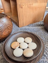 Load image into Gallery viewer, #C441 - Antique Slate &amp; Shell Set - Box - Chestnut - Japanese Clamshell