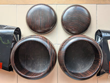Load image into Gallery viewer, #C452 - Size 25 Go Stones (Slate &amp; Shell) and Go Bowls (Ebony) Set