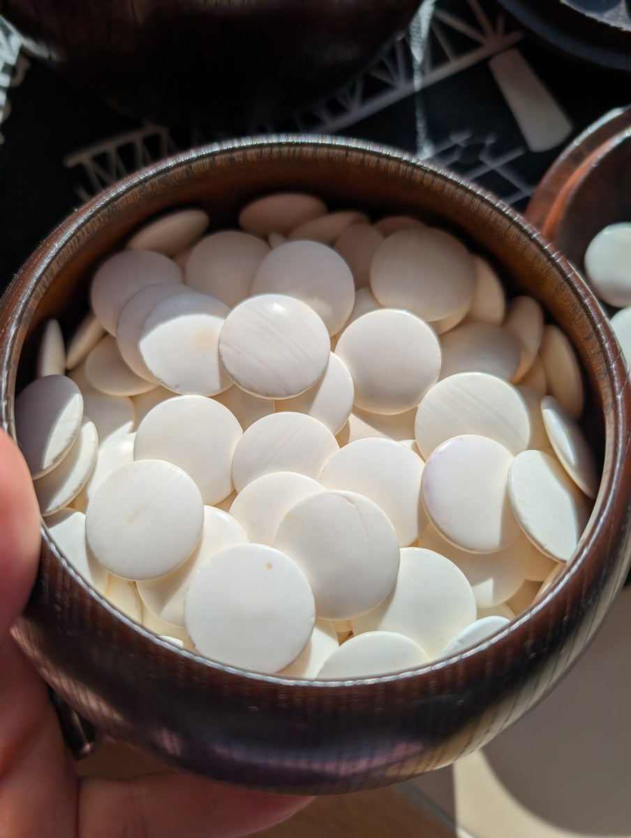 #C461 - Size 18 Slate & Shell Set - Japanese Clamshell - Vintage Bowls ...