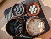 Load image into Gallery viewer, #C461 - Size 18 Slate &amp; Shell Set - Japanese Clamshell - Vintage Bowls