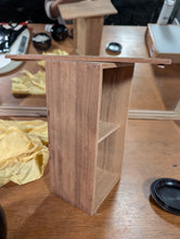 Load image into Gallery viewer, #C463 - Size 25 Go Stones (Slate &amp; Shell) and Go Bowls (Ebony) Set - Paulownia Box