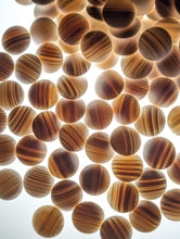 Load image into Gallery viewer, #C463 - Size 25 Go Stones (Slate &amp; Shell) and Go Bowls (Ebony) Set - Paulownia Box