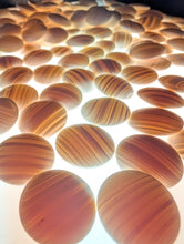 Load image into Gallery viewer, #C464 - Size 25 Go Stones (Slate &amp; Shell) and Go Bowls (chestnut) Set