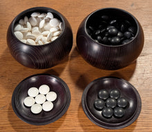 Load image into Gallery viewer, #C465 - Size 32 Slate and Shell Go Stones and Go Bowls Set