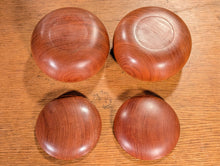 Load image into Gallery viewer, #C466 - Size 35 Go Stones (Slate and Clamshell) and Go Bowls (Cherry) Set
