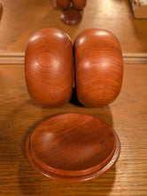 Load image into Gallery viewer, #C466 - Size 35 Go Stones (Slate and Clamshell) and Go Bowls (Cherry) Set
