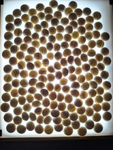 Load image into Gallery viewer, #C466 - Size 35 Go Stones (Slate and Clamshell) and Go Bowls (Cherry) Set