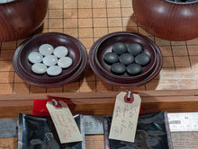 Load image into Gallery viewer, #C470 - Size 22 Go Stones (Japanese Clamshell) - Go Bowls (Mulberry) - Folding Board - Set