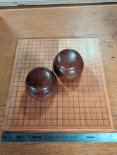 Load image into Gallery viewer, #C470 - Size 22 Go Stones (Japanese Clamshell) - Go Bowls (Mulberry) - Folding Board - Set