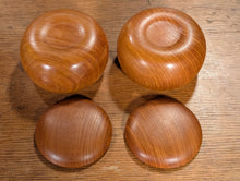 Загрузите изображение в средство просмотра галереи, #C473 - Size 33/34 Slate and Shell (snow) Go Stones and Go Bowls (Cherry) Set