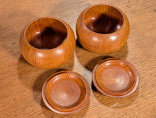 Загрузите изображение в средство просмотра галереи, #C473 - Size 33/34 Slate and Shell (snow) Go Stones and Go Bowls (Cherry) Set