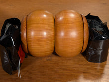 Загрузите изображение в средство просмотра галереи, #C473 - Size 33/34 Slate and Shell (snow) Go Stones and Go Bowls (Cherry) Set