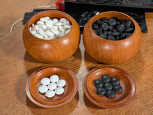 Загрузите изображение в средство просмотра галереи, #C473 - Size 33/34 Slate and Shell (snow) Go Stones and Go Bowls (Cherry) Set