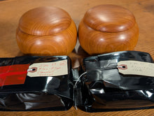 Загрузите изображение в средство просмотра галереи, #C473 - Size 33/34 Slate and Shell (snow) Go Stones and Go Bowls (Cherry) Set