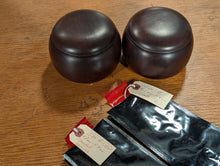 Load image into Gallery viewer, #C475 - Size 18 Slate &amp; Shell Set - Japanese Clamshell - Rosewood Bowls