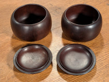 Load image into Gallery viewer, #C475 - Size 18 Slate &amp; Shell Set - Japanese Clamshell - Rosewood Bowls