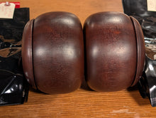 Load image into Gallery viewer, #C475 - Size 18 Slate &amp; Shell Set - Japanese Clamshell - Rosewood Bowls