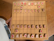 Load image into Gallery viewer, #C482 - Shogi Set - Vintage Floor Board and pieces