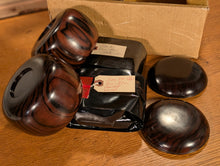 Load image into Gallery viewer, #C486 - Size 30 Go Stones (Slate &amp; Shell) and Go Bowls (Ebony) Set - Original Box