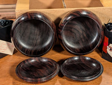 Load image into Gallery viewer, #C486 - Size 30 Go Stones (Slate &amp; Shell) and Go Bowls (Ebony) Set - Original Box