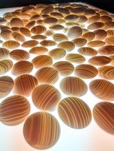 Load image into Gallery viewer, #C486 - Size 30 Go Stones (Slate &amp; Shell) and Go Bowls (Ebony) Set - Original Box