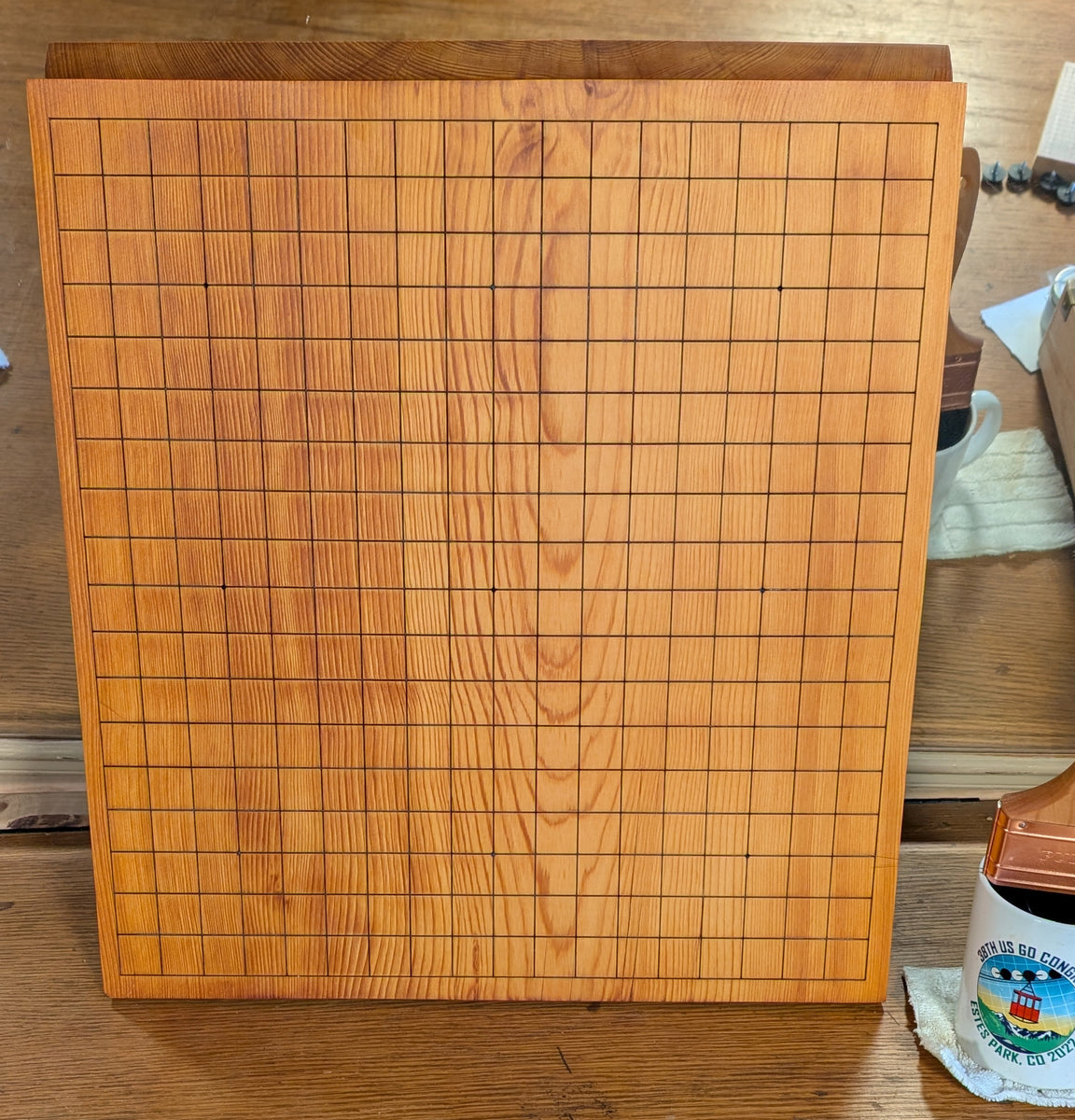 #C488d - 2.3cm Table Board - Kaya - 19x19 with 13x13 reverse - Refurbi ...