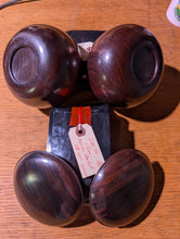 Load image into Gallery viewer, #C501 - Size 30 Go Stones (Slate &amp; Shell, off-spec) and Go Bowls (Ebony) Set