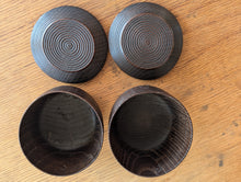 Load image into Gallery viewer, #C508 - Size 15 Slate &amp; Shell Set - Japanese Clamshell - Lathed Bowls