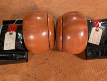 Загрузите изображение в средство просмотра галереи, #C511 - Size 32 Slate and Shell (Mexico) and Go Bowls (Keyaki) Set