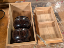 Load image into Gallery viewer, #C518 - Ebony Go Bowls - Size XL - Paulownia Box