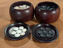 Load image into Gallery viewer, #C523 - Size 18 Slate &amp; Shell Set - Japanese Clamshell - Rosewood Bowls