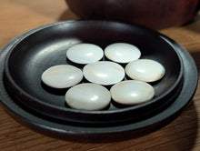 Load image into Gallery viewer, #C523 - Size 18 Slate &amp; Shell Set - Japanese Clamshell - Rosewood Bowls