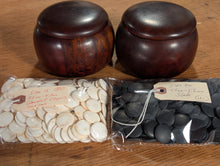 Load image into Gallery viewer, #C523 - Size 18 Slate &amp; Shell Set - Japanese Clamshell - Rosewood Bowls