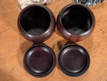 Load image into Gallery viewer, #C523 - Size 18 Slate &amp; Shell Set - Japanese Clamshell - Rosewood Bowls
