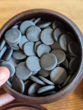 Загрузите изображение в средство просмотра галереи, #C530 - Antique Slate &amp; Shell Set - Chestnut Bowls - Japanese Clamshell