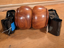 Загрузите изображение в средство просмотра галереи, #C531 - Size 36 Slate and Shell (moon/snow) Go Stones and Go Bowls (heathered Cherry) Set