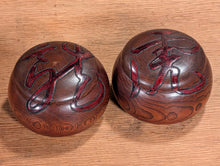 Load image into Gallery viewer, #C535 - Dragon &amp; Tiger Bowls - Engraved Kanji