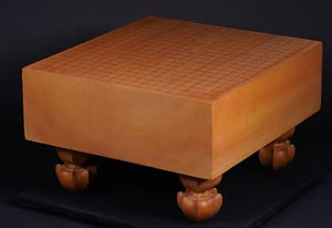 #J3897373 - 15cm Floor Board - Cho Chikun Autograph - Katsura - Bonus Meijin Fan - Paulownia Lid - Free Airmail Shipping