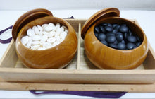 Load image into Gallery viewer, #J8622791 - 17cm Floor Board Set - Quartersawn Kaya - Slate and Shell - Keyaki Bowls - Free Airmail from Japan