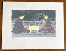 Load image into Gallery viewer, Six rare Serigraphs of Japanese Go Legends by Harald Germer