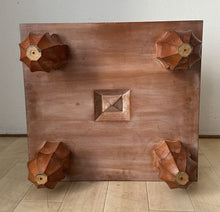 Load image into Gallery viewer, #J5410488 - 17cm Floor Board Set - Shinkaya - Tenchi-masa Cut - Slate &amp; Shell - Cherry Bowls - Free FedEx Shipping