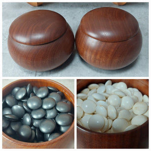 #J3122445 - 14.5cm Floor Board Set - Kaya - Kiomote - Size 34 Slate & Shell - Kaishi Bowls - Free FedEx Shipping